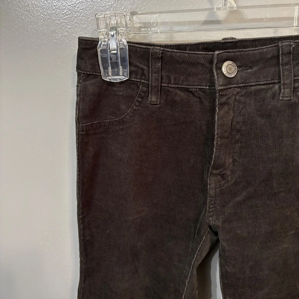 American Eagle Black Corduroy 360° Super Stretch Jeggings Pants (Women's 0 Long)